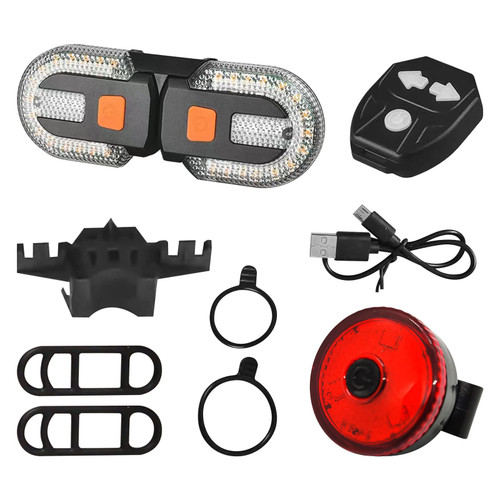 Smart Bike Tail Light with Turn Signals Waterproof Safety Warning Light USB Rechargeable Remote Control Bike Turn Signals Ultra Bright Bicycle Rear Light IncludCharger and Installation Parts Smart Bike Tail Light with Turn Signals Waterproof Safety Warning Light USB Rechargeable Remote Control Bike Turn Signals Ultra Bright Bicycle Rear Light IncludCharger and Installation Parts