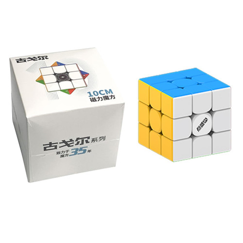 FUNNXYZ Diansheng Giant Cube 3x3x3 Speed Cube 10cm/3.95in Stickerless 3x3 Big Cube Puzzle Cube 3x3 for Kids Adults