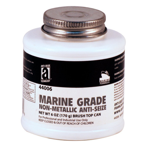 Marine Grade 44006 Non Metallic Anti-Seize Compound, 6 oz., Brown, Paste