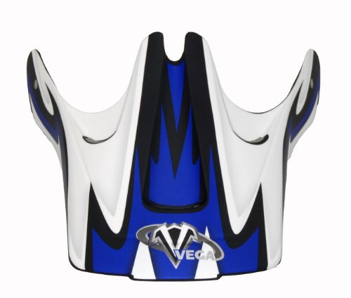 Vega Viper Off-Road Helmet Visor with Volt Graphic  (Blue, Size Adult)
