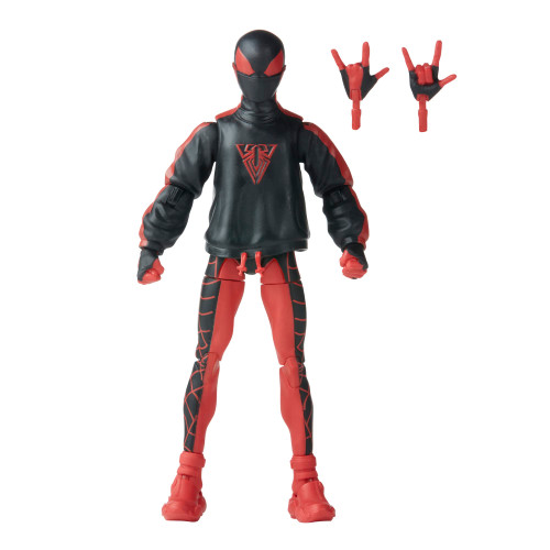 Marvel Legends Series Miles Morales Spider-Man, Spider-Man Collectible 6 Inch Action Figures, 2 Accessories Marvel Legends Series Miles Morales Spider-Man, Spider-Man Collectible 6 Inch Action Figures, 2 Accessories