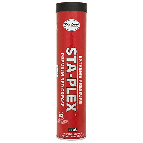 CRC SL3190 14 Oz Extreme Pressure Sta-Plex Premium Red Grease