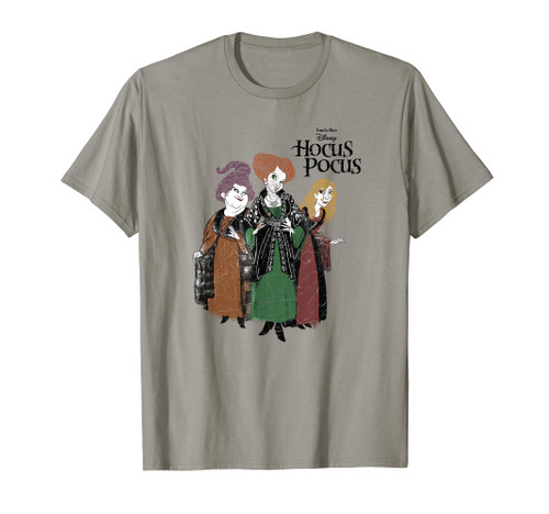 Disney Hocus Pocus Sanderson Sisters Illustration Logo T-Shirt Disney Hocus Pocus Sanderson Sisters Illustration Logo T-Shirt