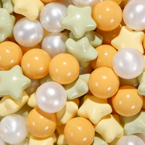 STARBOLO Ball Pit Balls for Kids- Colorful Crush Proof Plastic Toy Balls for Toddler Ball Pit, Ball Pit Play Tent, Baby Pool Water Toys, Kiddie Pool, Party Decoration, Photo Props,100PCS