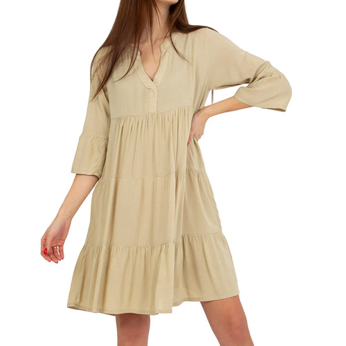 Dresses for Women 2023 Work Women Solid Color V Neck Long Sleeve Casual Shirt Dress Beach Holiday Dress for Women Dresses for Women 2023 Work Women Solid Color V Neck Long Sleeve Casual Shirt Dress Beach Holiday Dress for Women