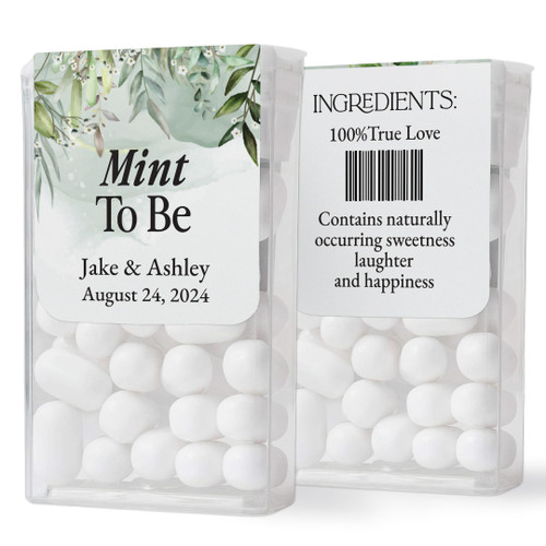 XOXOKristen 25 PCS Personalized Eucalyptus Mint to Be Wedding Favor Stickers for Tic Tac Box, Greenery Rustic Wedding Labels with Custom Names, Country Wedding favors labels for tic tacs - LABELS Only XOXOKristen 25 PCS Personalized Eucalyptus Mint to Be Wedding Favor Stickers for Tic Tac Box, Greenery Rustic Wedding Labels with Custom Names, Country Wedding favors labels for tic tacs - LABELS Only