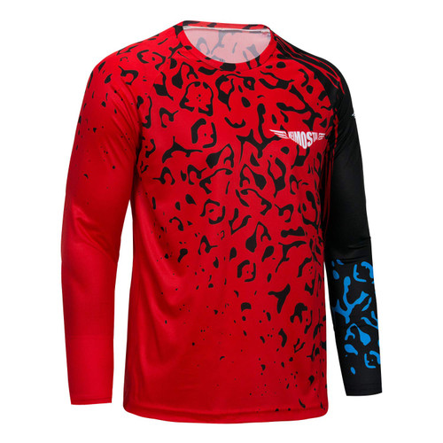 Men's Cycling Jersey MTB Downhill T-Shirt Long Sleeve Mountain Bike Motorcycle Outdoor Bicycle Clothes