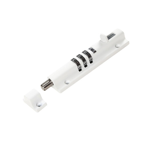 Baluue Lock for Door Drawer Replacement Lock Bolt Door Lock Digital Door Lock Mechanical Door Lock Travel Door Lock Machinery Lock Door Combination Lock Password Replace The Lock White