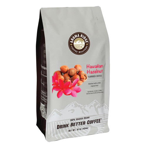 Aroma Ridge Hawaiian Hazelnut Decaf Coffee, Swiss Water Process, 100% Arabica Beans, Medium Roast,16 Ounces Whole Bean Aroma Ridge Hawaiian Hazelnut Decaf Coffee, Swiss Water Process, 100% Arabica Beans, Medium Roast,16 Ounces Whole Bean