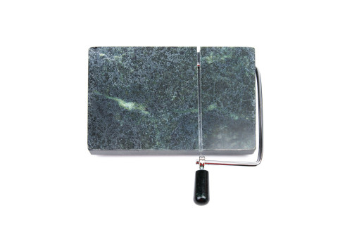 Fox Run Marble Cheese Slicer, Green, 8 x 5 inch base