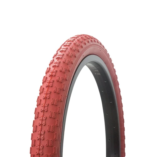 Bicycle Tire Wanda 20" x 2.125" Comp3 Thread. Bike tire, (Red)