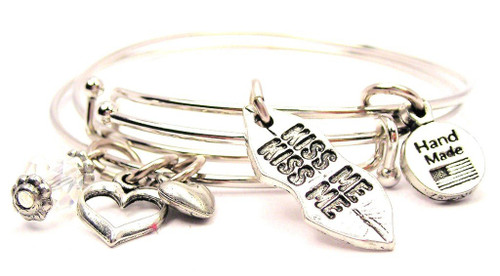 ChubbyChicoCharms Kiss Me Kiss Me Lips 2 Piece Bangle Set