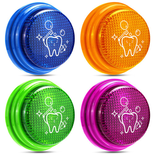 4 Pcs 2 Minute Kids Toothbrushing Timer for Kids Timer for Proper Tooth Brushing Boys Girls Oral Hygiene Party Favors