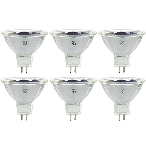 Sunlite 20MR16/NSP/12V/6PK Halogen 20W 12V MR16 Narrow Spot Light Bulbs (6 Pack)