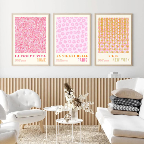 Pink Flower Market Wall Art Decor Aesthetic Abstract Canvas Floral Minimalist Wall Art Large Boho Pictures Floral Prints Artwork Botanical Flower Poster Colorful Painting 12x16 Inch Unframed set Of 3 Pink Flower Market Wall Art Decor Aesthetic Abstract Canvas Floral Minimalist Wall Art Large Boho Pictures Floral Prints Artwork Botanical Flower Poster Colorful Painting 12x16 Inch Unframed set Of 3
