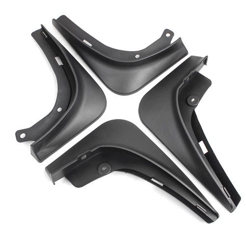 Tesla Model 3 No Drilling Mud Flaps, Black Splash Guards Fender Fit 2017-2023 Tesla Model 3 Mudguard Accessories Set of 4 (Matte Black)