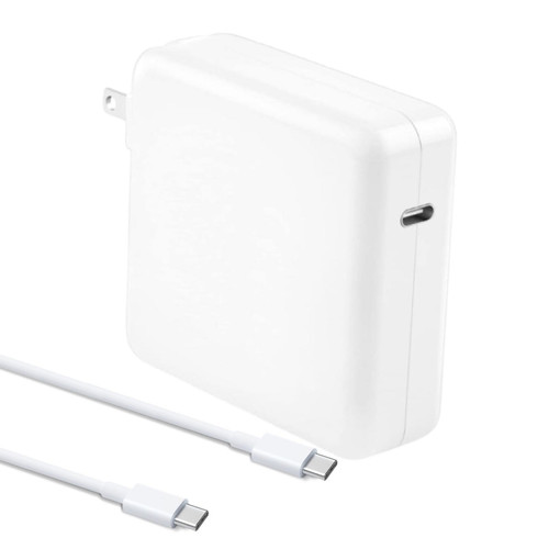 Mac Book Pro Charger, 96W USB C Charger Fast Charger Compatible with USB C MacBook Pro, MacBook Air, iPad Pro, New Smart Phone and All USB-C Devices, 6-ft USB C to USB C Cable