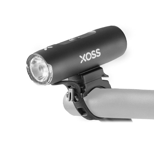 XOSS XL-800 Bike Headlight, 800 Lumens USB-C Rechargeable Bicycle Lights for Night Riding, Waterproof LED Road Bike Light with 5 Modes, Front Light Easy to Install