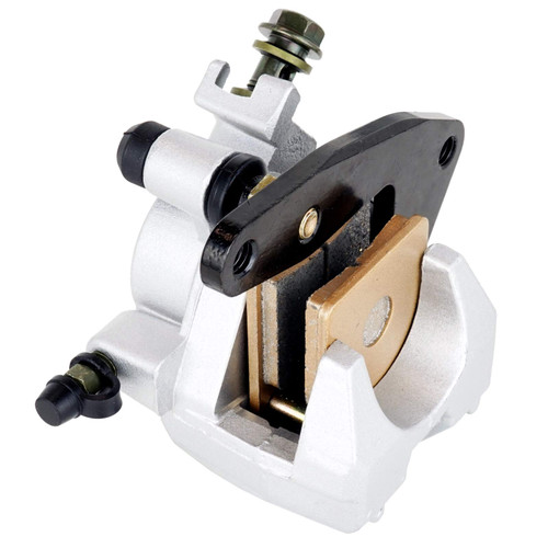 Caltric Front Left Brake Caliper with Pads Compatible with Yamaha Bruin 350 Yfm350 2X4 4X4 Auto 2004 2005 2006