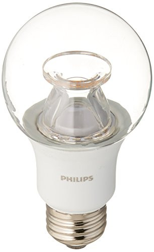 Philips 458828 60W Equivalent Soft White Clear A19 Dimmable LED with Warm Glow Light Effect Light Bulb