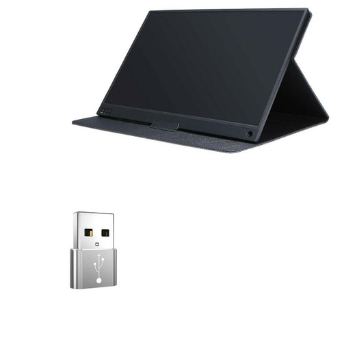 Adapter for Lumonitor Portable Monitor (Adapter by BoxWave) - USB-A to C PortChanger (5-Pack), USB Type-C OTG USB-A Convert Charging Data for Lumonitor Portable Monitor - Metallic Silver