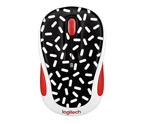 Logitech Party Collection M325c Wireless Optical Mouse, Memphis Black