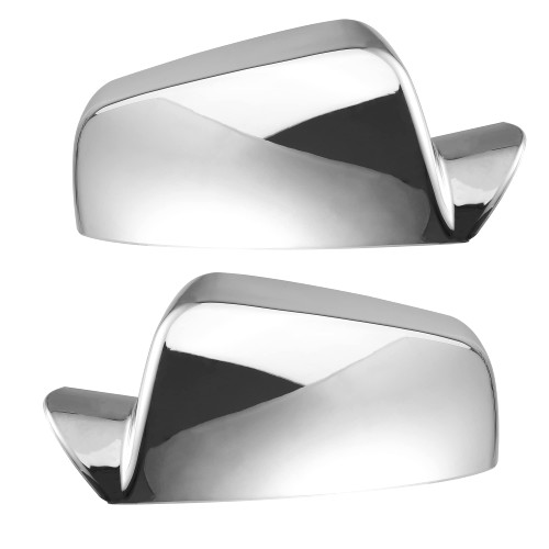 X AUTOHAUX 1 Set Chrome Side View Mirror Cover Caps for Chevrolet Equinox 2010-2017 for GMC Terrain 2010-2017 Rearview Door Mirror Cover