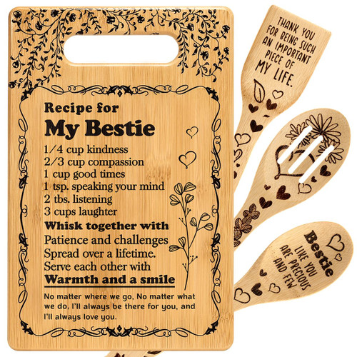 To My Bestie Gifts for Friendship Gifts for Women Friends Birthday Christmas Gifts Ideas for BFF Bestie Soul Sister Bestie Gifts for Women Friend BFF Gifts Best Friend Kitchen Gifts Cutting Board Set To My Bestie Gifts for Friendship Gifts for Women Friends Birthday Christmas Gifts Ideas for BFF Bestie Soul Sister Bestie Gifts for Women Friend BFF Gifts Best Friend Kitchen Gifts Cutting Board Set