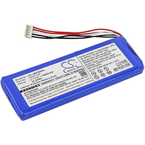 LGJHYJGH 6000mAh Li-Polymer Replacement Battery for Pulse 2, Pulse II, PULSE2BLKUS 5542110P
