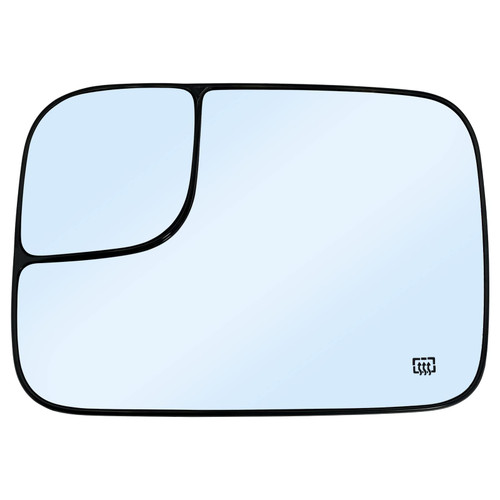 Driver Left Side Blind Spot Mirror Replacement for 2005 2006 2007 2008 Dodge Ram 1500 2500 3500 Mirrors - Side View Heated Convex Mirror Glass 5161011AA