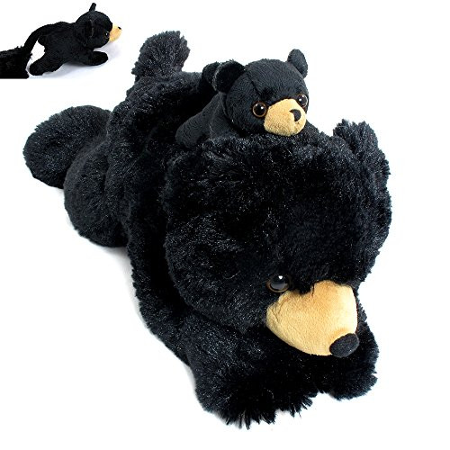 Wishpets Stuffed Animal - Soft Plush Toy for Kids - 12" Black Bear Pint-Sized Pals