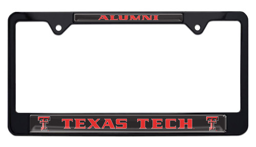 Texas Tech Alumni Black License Plate Frame