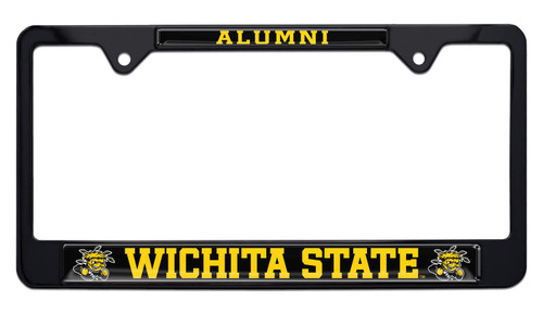 Wichita State Alumni Black License Plate Frame