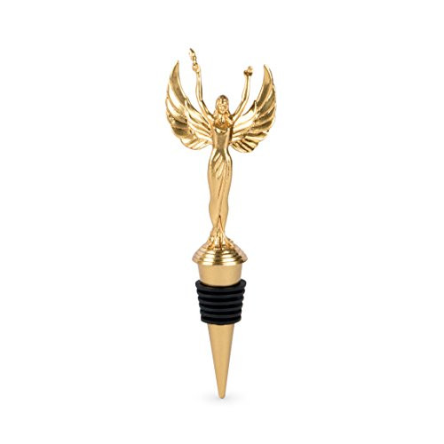 Foster & Rye 7079 Vintage Trophy Wine Bottle Stoppers, One Size, Gold