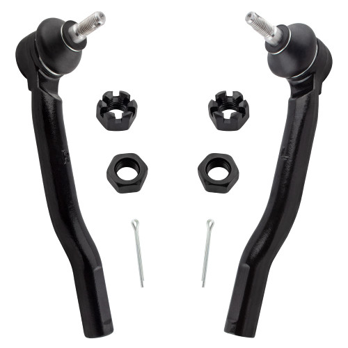 BOXI 2pcs Front Outer Tie Rod End Links Fit for Nissan Cube 2009 2010 2011 2012 2013 2014 / Versa 2007 2008 2009 2010 2011 / Versa 2012 (FIT 1.8L Hatchback Models ONLY) | ES800249 ES800248