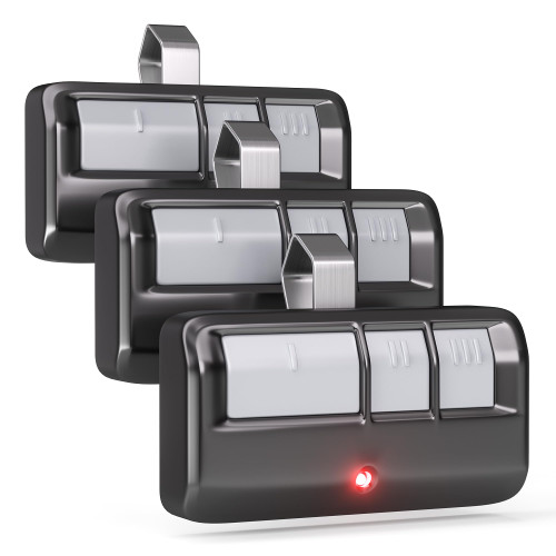 3 for Chamberlain LiftMaster Craftsman Garage Door Opener Remote 893LM 893MAX 971LM Universal with Extra Battery