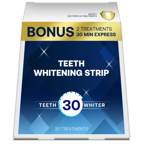 Teeth Whitening Strip, Whitening Strips 30 Treatments for Sensitive Teeth, Professional and Safe Teeth Whitening Kit