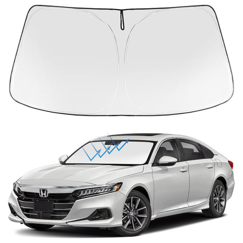 Proadsy Front Windshield Sun Shade Foldable Sunshade Protector Custom Fit Honda Accord 2023 2022 2021 2020 2019 2018(Not for 2022 Sport) Sedan, LX, EX, EX-L, Touring Accessories 2023 Upgrade