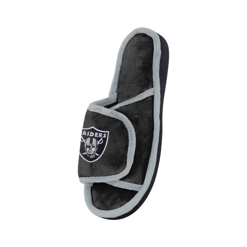 FOCO Las Vegas Raiders Memory Foam Slipper Slide - Mens Small