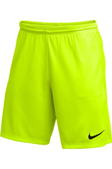 Nike Youth Park III Shorts (Volt, Medium)