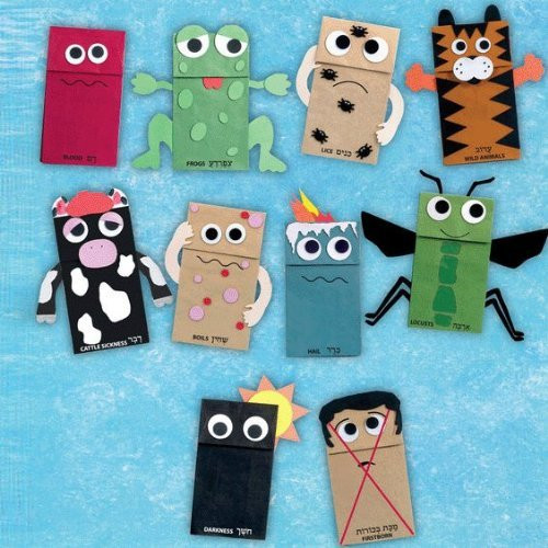 Passover 10 Plagues Puppet Kit