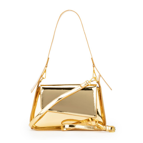 JBB Women's Gold Purses Clutch Y2k Shoulder Bag Evening Party Fashion Metallic Cute Crossbody Satchel Tote Handbags