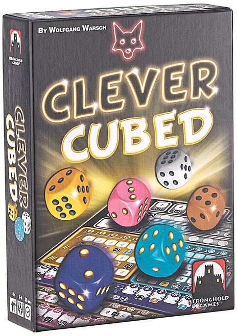Stronghold Games Clever Cubed Board Game Black
