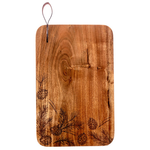 Karma Gifts ETCHED CUTTING BOARD PINECONE, One Size