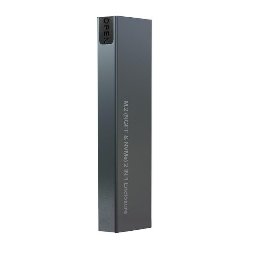 M.2 NVME SSD Case Double Hard Enclosure Aluminum Case USB3.1 10Gbps SSD Box for 2230/2242/2260/2280 SSD NVMe Case USB3.1 Gen2 NVMe 5gbps Enclosure 2230/2242 SSD Enclosure SSD