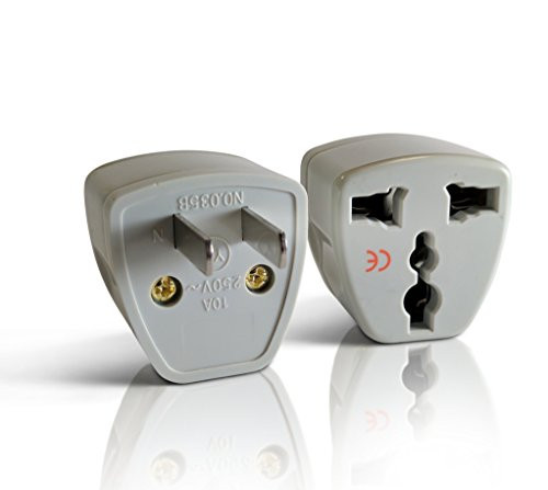 Tmvel Universal UK/EU/AU to US Adapter Travel Plug Adapter Convert - Not a Voltage Converter