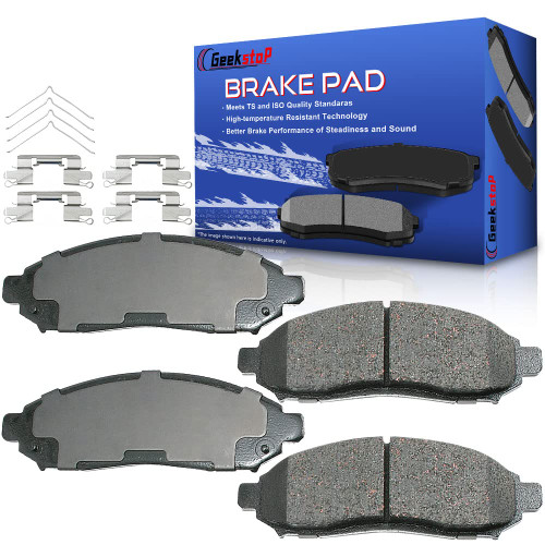Geekstop D1094 Front Disc Brake Pads Compatible with 2005-2020 Nissan Frontier, 2005-2012 Nissan Pathfinder, 2005-2015 Nissan Xterra, 2009-2012 Suzuki Equator Ceramic Brake Pads