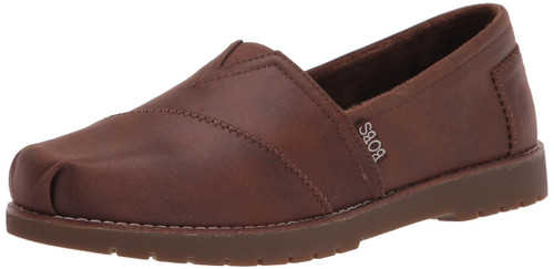 Skechers BOBS Womens Chill Lugs-Urban Spell Loafer, Brown, 6.5