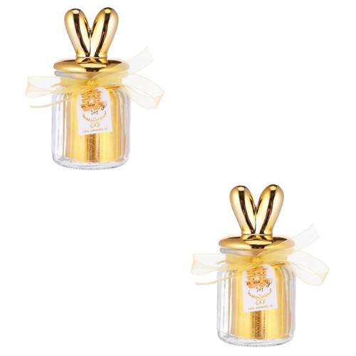 BESTOYARD 2 pcs wedding glass candy box sealed container glass jar with lid glass jars with lid candy dish wedding candy jar cookie jars for kitchen glass snacks can sealed candy jar jewelry