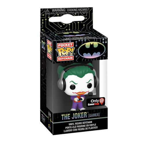 Funko Pocket Pop! Keychain: The Joker (Gamer) Exclusive